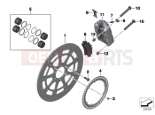 BMW Motorrad BMW 2012 S models HP4 (0D01, 0D11) Front wheel brake