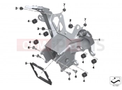 BMW Motorrad BMW 2012 S models HP4 (0D01, 0D11) Front panel carrier