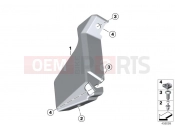 BMW Motorrad BMW 2012 S models HP4 (0D01, 0D11) Covering inner
