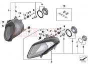 BMW Motorrad BMW 2012 S models HP4 (0D01, 0D11) Headlight