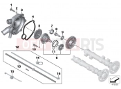 BMW Motorrad BMW 2012 F-Models K7x F 800 GT (0B03, 0B13) Water pump