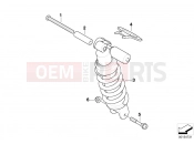 BMW Motorrad BMW 2012 F-Models K7x F 800 GT (0B03, 0B13) Spring strut, rear