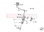 BMW Motorrad BMW 2012 F-Models K7x F 800 GT (0B03, 0B13) Brake master cylinder