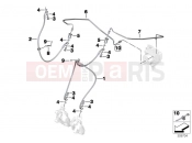 BMW Motorrad BMW 2012 F-Models K7x F 800 GT (0B03, 0B13) Brake line for ABS, front