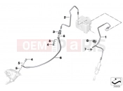 BMW Motorrad BMW 2012 F-Models K7x F 800 GT (0B03, 0B13) Brake pipe rear ABS