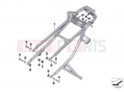 BMW Motorrad BMW 2012 F-Models K7x F 800 GT (0B03, 0B13) Rear frame