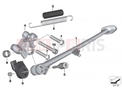 BMW Motorrad BMW 2012 F-Models K7x F 800 GT (0B03, 0B13) Side stand