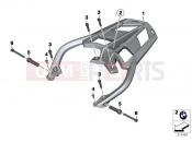 BMW Motorrad BMW 2012 F-Models K7x F 800 GT (0B03, 0B13) Luggage grid