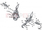 BMW Motorrad BMW 2012 F-Models K7x F 800 GT (0B03, 0B13) Footpeg system