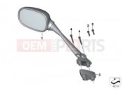 BMW Motorrad BMW 2012 F-Models K7x F 800 GT (0B03, 0B13) Mirror