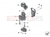 BMW Motorrad BMW 2012 F-Models K7x F 800 GT (0B03, 0B13) Ignition switch and mounting parts