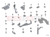 BMW Motorrad BMW 2012 F-Models K7x F 800 GT (0B03, 0B13) Various cable holders