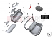 BMW Motorrad BMW 2012 F-Models K7x F 800 GT (0B03, 0B13) Single components for Touring case