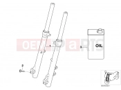 BMW Motorrad BMW 2004 F-Models F 650 CS 04 (0177,0187) Telescope-fork