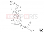 BMW Motorrad BMW 2004 F-Models F 650 CS 04 (0177,0187) Spring strut, rear
