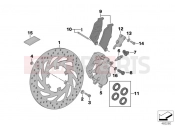 BMW Motorrad BMW 2004 F-Models F 650 CS 04 (0177,0187) Front wheel brake