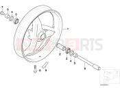 BMW Motorrad BMW 2004 F-Models F 650 CS 04 (0177,0187) Front wheel