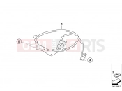 BMW Motorrad BMW 2004 F-Models F 650 CS 04 (0177,0187) Stowage compartment frame