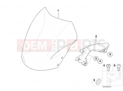 BMW Motorrad BMW 2004 F-Models F 650 CS 04 (0177,0187) Windshield