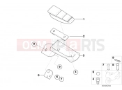 BMW Motorrad BMW 2004 F-Models F 650 CS 04 (0177,0187) Rear footrests