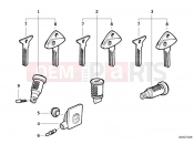 BMW Motorrad BMW 2004 F-Models F 650 CS 04 (0177,0187) Locks