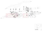 BMW Motorrad BMW 2004 F-Models F 650 CS 04 (0177,0187) Combination switch at handlebar