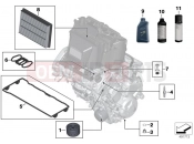 BMW Motorrad BMW 2015 S models S 1000 RR 15 (0D10,0D21) Engine oil / maintenance service