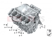BMW Motorrad BMW 2015 S models S 1000 RR 15 (0D10,0D21) Engine housing