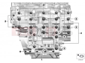 BMW Motorrad BMW 2015 S models S 1000 RR 15 (0D10,0D21) Screw connection, engine housing