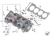 BMW Motorrad BMW 2015 S models S 1000 RR 15 (0D10,0D21) Cylinder Head