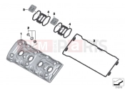 BMW Motorrad BMW 2015 S models S 1000 RR 15 (0D10,0D21) Cylinder head cover