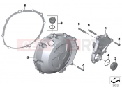BMW Motorrad BMW 2015 S models S 1000 RR 15 (0D10,0D21) Engine housing cover, right