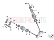 BMW Motorrad BMW 2015 S models S 1000 RR 15 (0D10,0D21) Valves with springs