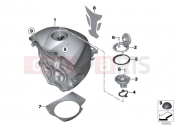 BMW Motorrad BMW 2015 S models S 1000 RR 15 (0D10,0D21) Fuel tank