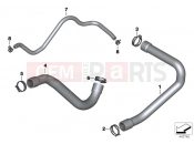BMW Motorrad BMW 2015 S models S 1000 RR 15 (0D10,0D21) Cooling system - water hoses