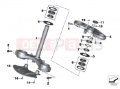 BMW Motorrad BMW 2015 S models S 1000 RR 15 (0D10,0D21) Fork bridge