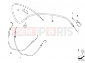 BMW Motorrad BMW 2015 S models S 1000 RR 15 (0D10,0D21) Bowden cables