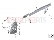 BMW Motorrad BMW 2015 S models S 1000 RR 15 (0D10,0D21) Chain guard