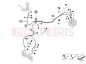 BMW Motorrad BMW 2015 S models S 1000 RR 15 (0D10,0D21) Brake pipe front ABS