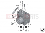 BMW Motorrad BMW 2015 S models S 1000 RR 15 (0D10,0D21) Pressure modulator ABS