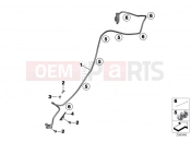 BMW Motorrad BMW 2015 S models S 1000 RR 15 (0D10,0D21) Rotational-speed sensor, rear