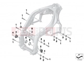 BMW Motorrad BMW 2015 S models S 1000 RR 15 (0D10,0D21) Engine mount - swing arm pivot