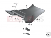 BMW Motorrad BMW 2015 S models S 1000 RR 15 (0D10,0D21) Bench seat