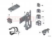 BMW Motorrad BMW 2015 S models S 1000 RR 15 (0D10,0D21) Various cable holders