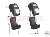 BMW Motorrad BMW 2015 S models S 1000 RR 15 (0D10,0D21) Combination switch, handlebar, right