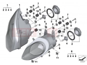 BMW Motorrad BMW 2015 S models S 1000 RR 15 (0D10,0D21) Headlight
