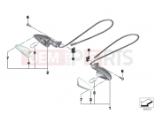 BMW Motorrad BMW 2015 S models S 1000 RR 15 (0D10,0D21) Turn signals, front