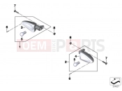 BMW Motorrad BMW 2015 S models S 1000 RR 15 (0D10,0D21) Turn signals, rear