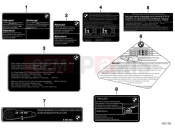 BMW Motorrad BMW 2015 S models S 1000 RR 15 (0D10,0D21) Labels for Brazil