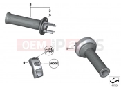 BMW Motorrad BMW 2015 S models S 1000 RR 15 (0D10,0D21) Heated handlebar grips